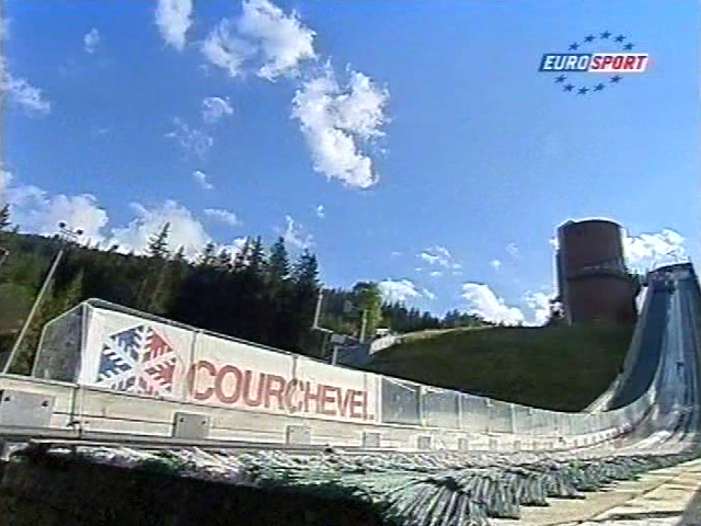 Skocznia w Courchevel (Eurosport)